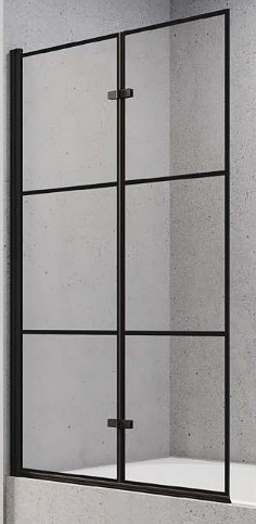 Parawan nawannowy lewy 100x150 P-0054 Superia Black New Trendy