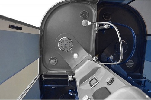 Asymetryczna kabina z hydromasażem 120x85 cm MO-02188 prawa