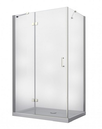 Kabina prysznicowa prostokątna 80x120 Viva Besco model lewy