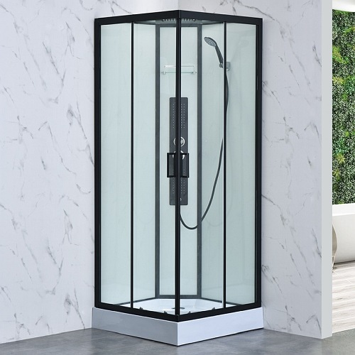 Kabina prysznicowa z hydromasażem niski brodzik 90x90 WSH-312B