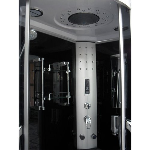 Kabina prysznicowa z hydromasażem i sauną parową 120x85 lewa MO-09912LS