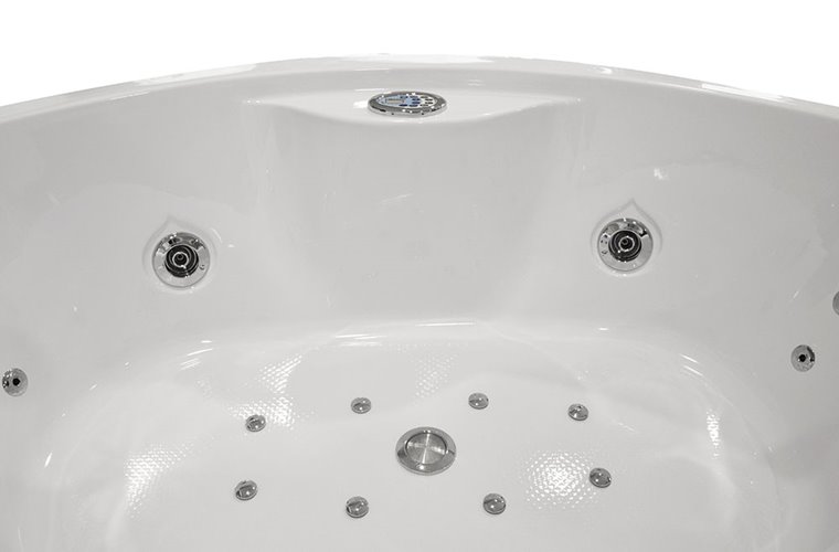 Wanna z hydromasażem narożna Turbo 135x135 cm MO-1636T