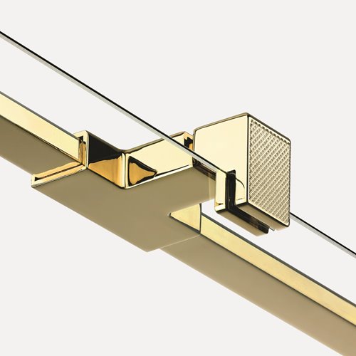 Złota kabina prysznicowa prawa 100x80 EXK-6793 Avexa Gold Shine XR New Trendy