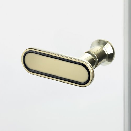 Złota kabina prostokątna składana 100x80 K-1956 New Soleo Light Gold New Trendy