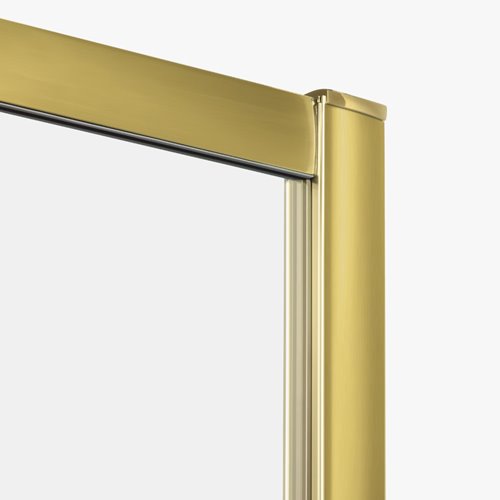 Kabina prysznicowa prostokątna lewa 110x70 złota D-0422A/D-0222B Prime New Trendy Gold
