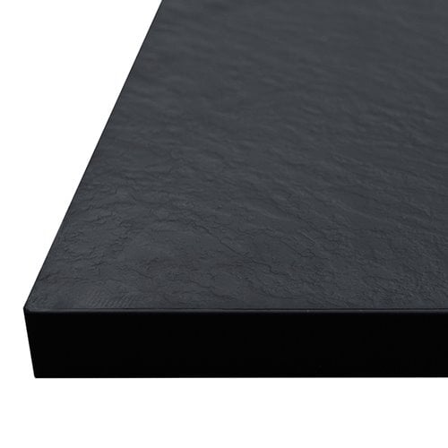 Czarny brodzik prysznicowy prostokątny o strukturze kamienia 120x90 cm Riko Hydrosan