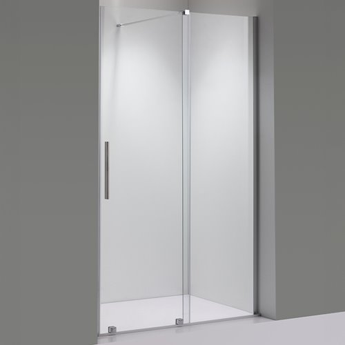 Drzwi prysznicowe rozsuwane szkło 8 mm 120 cm ASTRA-CH-A-120 zestaw