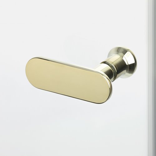 Złota kabina prysznicowa prostokątna 80x90 K-1835 New Soleo Light Gold New Trendy