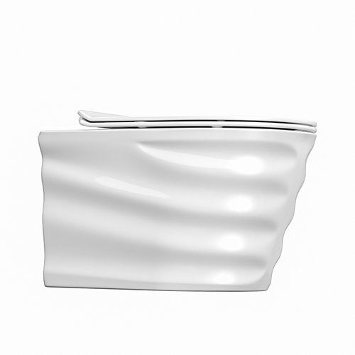 Zestaw podtynkowy stelaż GEBERIT DUOFIX + miska SKAL-WH-RIM-03 + przycisk DELTA 20 chrom