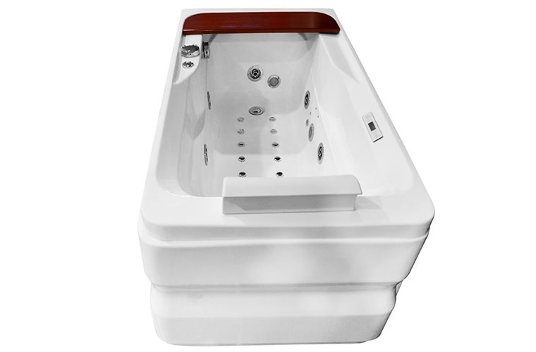 Wanna z hydromasażem i parawanem 170x78 cm MO-0062-170 Prawa
