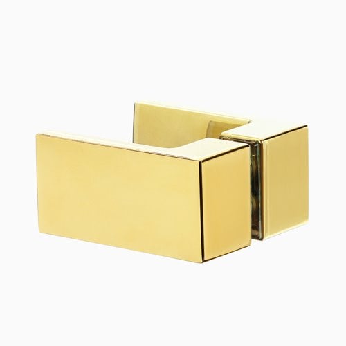 Złota kabina prysznicowa przyścienna prawa 120x80 cm EXK-2149 Avexa New Trendy Gold Shine