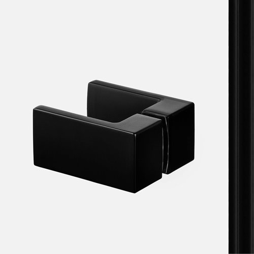 Czarna kabina prysznicowa drzwi uchylne 90x90 prawa EXK-4929 Reflexa Black New Trendy
