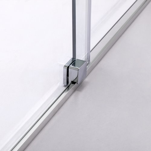 Drzwi prysznicowe rozsuwane szkło 8 mm 140 cm ASTRA-CH-A-140 zestaw