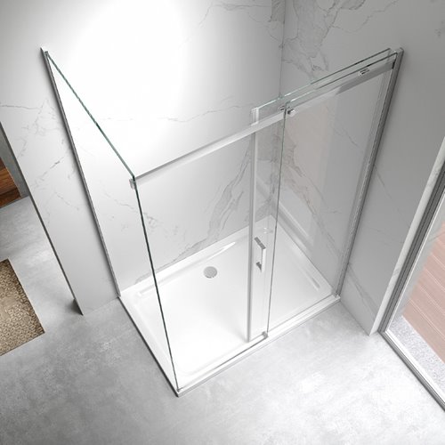 Kabina prysznicowa prostokątna 140x90 szkło 8 mm ZES-KZ22C-120X80