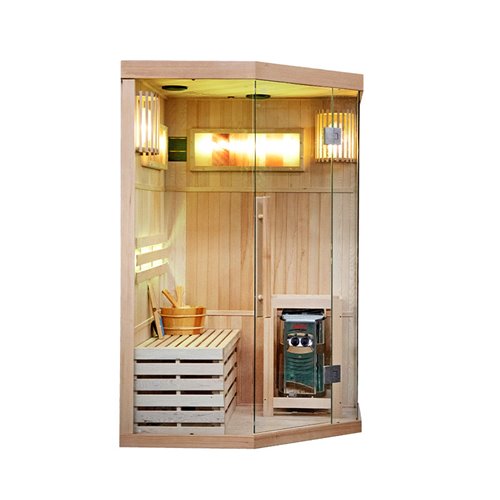 Sauna fińska 2 osobowa wysokotemperaturowa 3,5KW Harvia 120x120 cm Kemi2