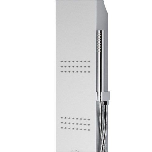 Panel natryskowy srebrny A-013A Corsan wersja termostat