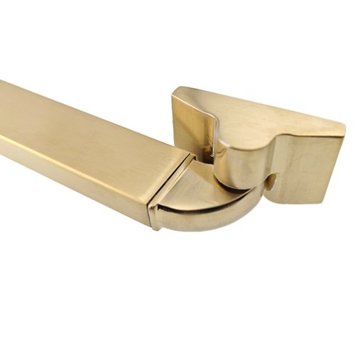 Złota szczotkowana kabina prysznicowa prostokątna otwierana 120x90 drzwi uchylne KZ03C