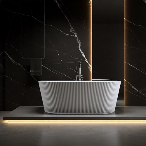 Wanna wolnostojąca przyścienna 170 cm Carlo Led Hydrosan