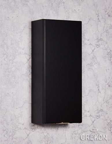 Czarna szafka łazienkowa wisząca 30x72 Victa Gante