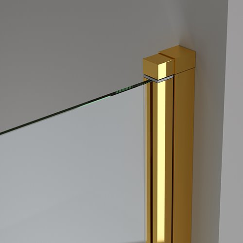 Parawan wannowy składany złoty 100x140 PR04