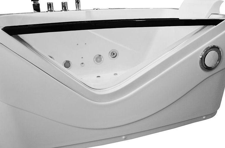 Wanna z hydromasażem przyścienna 150x80 cm MO-0061-150