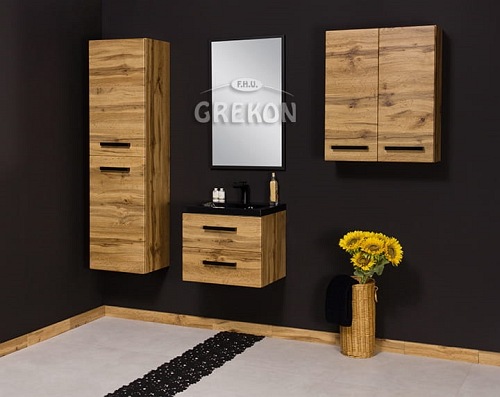 Szafka łazienkowa wisząca 60/72 seria Fokus Loft Gante