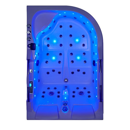 Wanna z hydromasażem asymetryczna Venezia 761 L 180x120