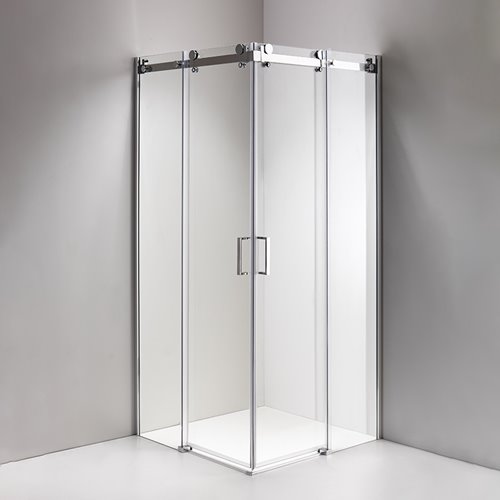 Kabina prysznicowa 90x90 kwadratowa drzwi rozsuwane ZBD-9063