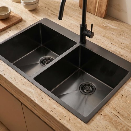 Zlew 83x55 w aranżacji kuchennej