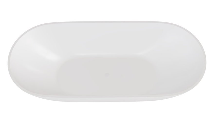 Moya Besco wanna wolnostojąca 170 cm korek klik-klak czyszczony od góry biały WMD-170-MKW