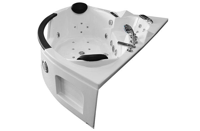 Wanna z hydromasażem narożna 150x150 cm MO-0632BP