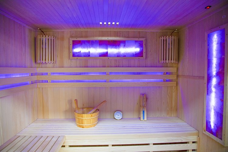 Sauna sucha fińska piec 6 KW Harvia BC60 + kamień solny 180X160X200CM MO-EA4S Mazur