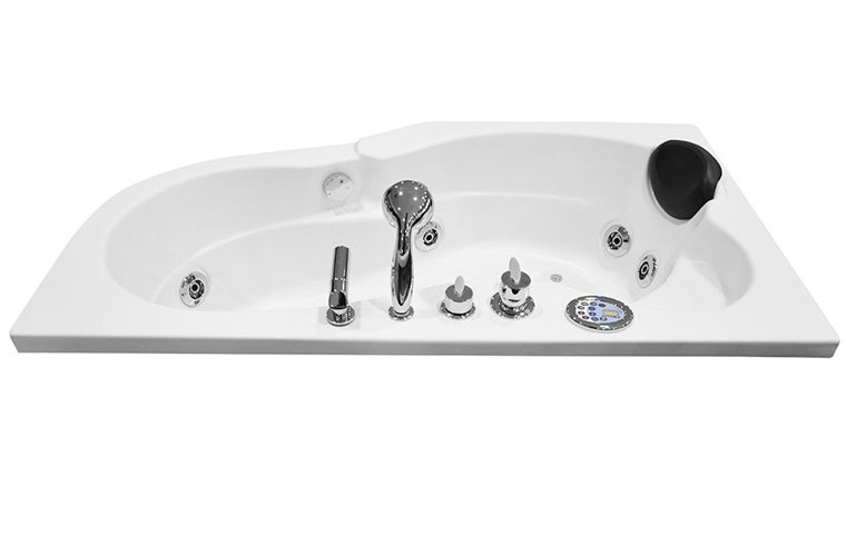 Wanna z hydromasażem asymetryczna 150x92 cm MO-0207