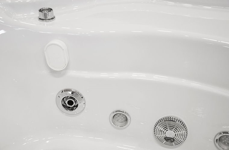 Duża kabino wanna Spa z hydromasażem 150x150 cm MO-08150