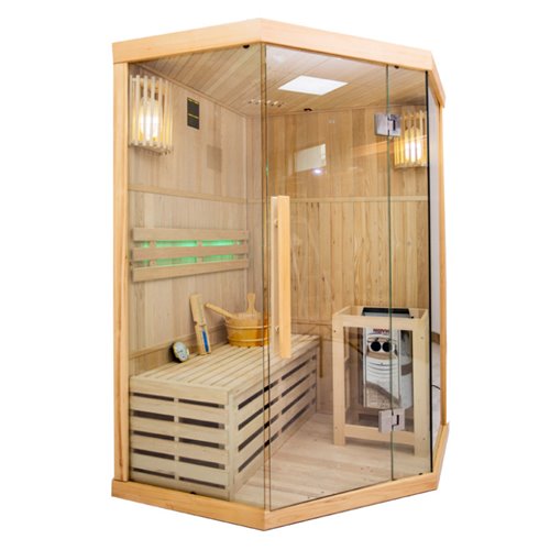 Sauna fińska 2 osobowa wysokotemperaturowa 3,5KW Harvia 120x120 cm Oslo2