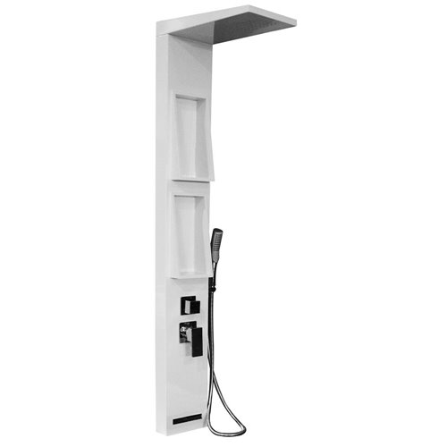 Wanna z hydromasażem i parawanem 150x78 cm MO-0062-150 Lewa