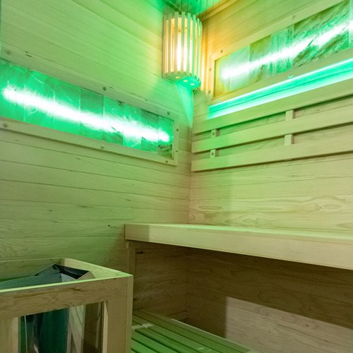 Sauna fińska pięciokątna 2 osobowa wysokotemperaturowa 3,5KW Harvia 120x120 cm Lark2