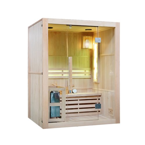 Sauna fińska 4 osobowa wysokotemperaturowa 4,5KW Harvia 150x120 cm Kemi3