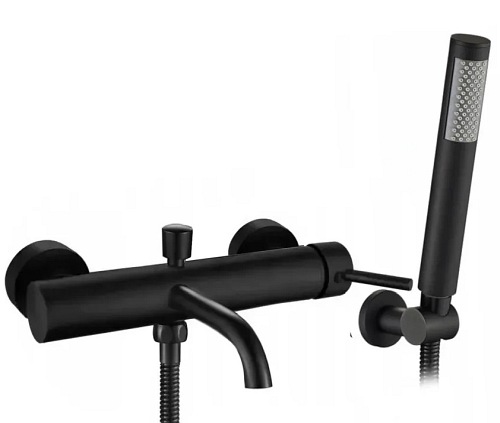 Bateria wannowa w kolorze czarnym Lungo Black Rea