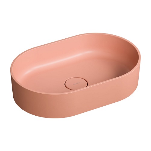 Omnires Ovo M+ umywalka nablatowa coral 55x36 cm OVOUNCO