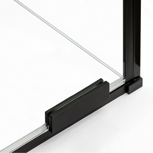 New Trendy Smart Black kabina prysznicowa prostokątna podwójne drzwi 80x120 cm EXK-4163