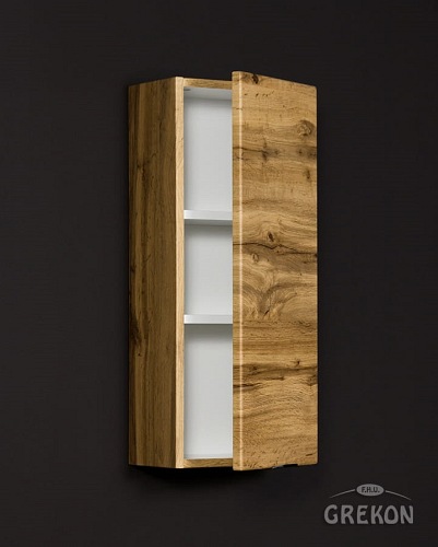 Szafka łazienkowa wisząca dąb naturalny 30x72 cm Victa Gante