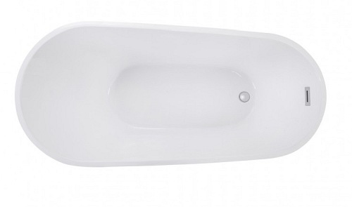 Wanna wolnostojąca korek klik-klak chrom 150 cm Melody Besco