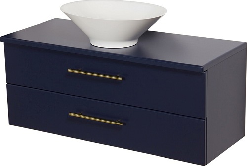 Szafka wisząca z umywalką nablatową 100 cm Belli Gold Gante