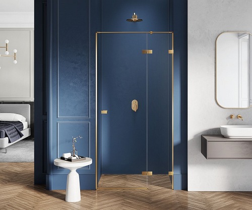 Drzwi prysznicowe 80 cm EXK-1715 Avexa Gold Brushed New Trendy
