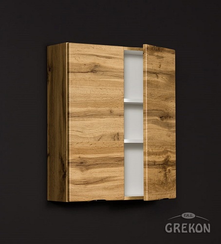 Szafka łazienkowa wisząca dąb naturalny 60x72 cm Victa Gante