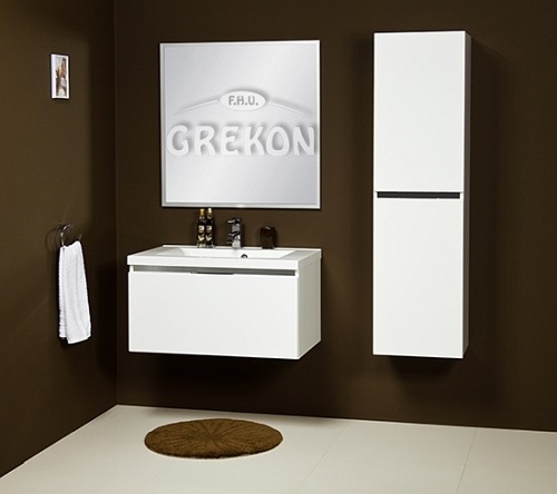 Szafka z umywalką 80/48 seria Diamond B