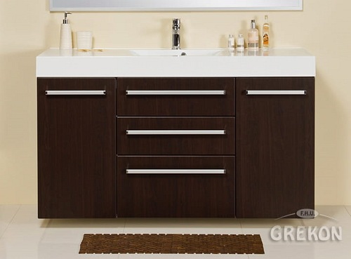 Szafka z umywalką 140/50/C3 seria Fokus Wenge Mat