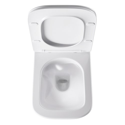 Zestaw podtynkowy stelaż GEBERIT DUOFIX + miska AQUA-WH-03 + przycisk DELTA 50 czarny mat
