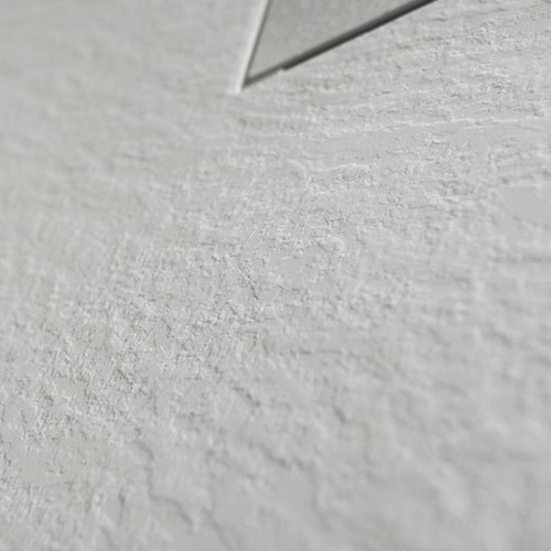 Biały brodzik prysznicowy prostokątny o strukturze kamienia 120x80 cm Riko Hydrosan